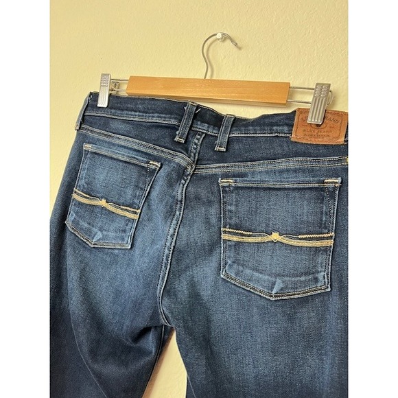 Lucky Brand Jeans Womens 10/30 Charlie Baby Boot Dark Wash Denim Flare Low Rise - Picture 10 of 12